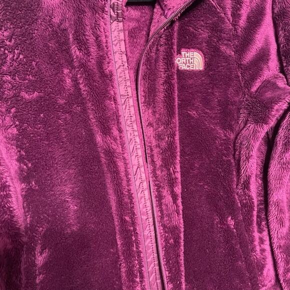 The North Face Osito Jacket Women’s Small Full Zip Fleece Coat Purple Pink Berry - Picture 7 of 16